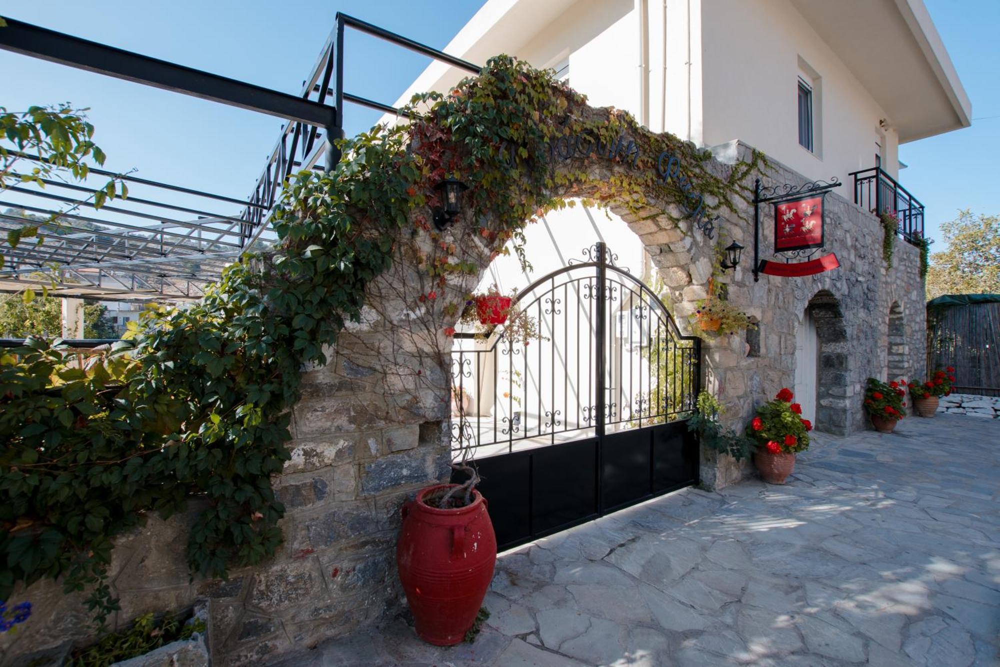 Apartmán Prasini Folia - Studio Mesili Anogia Exteriér fotografie