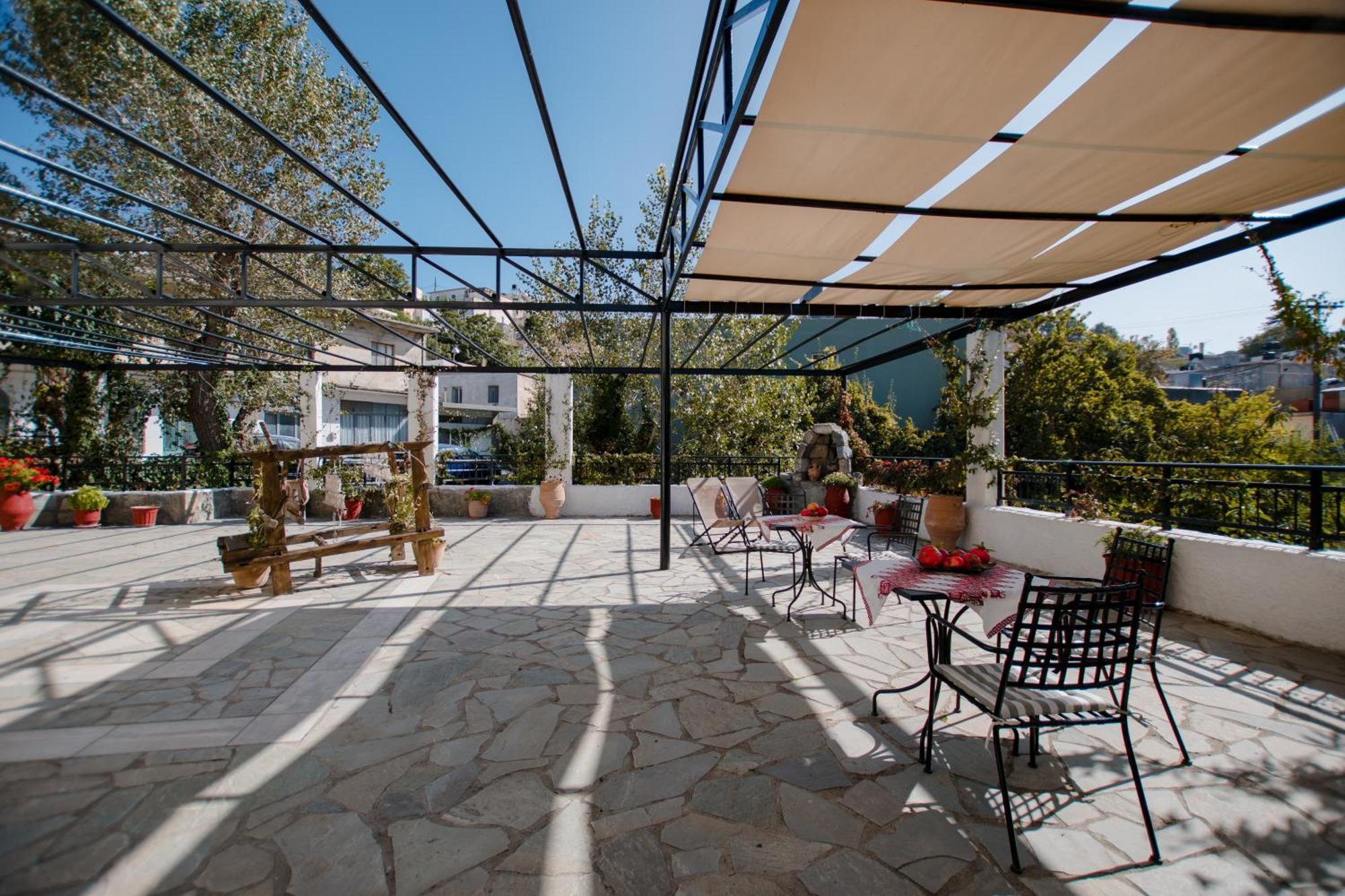 Apartmán Prasini Folia - Studio Mesili Anogia Exteriér fotografie