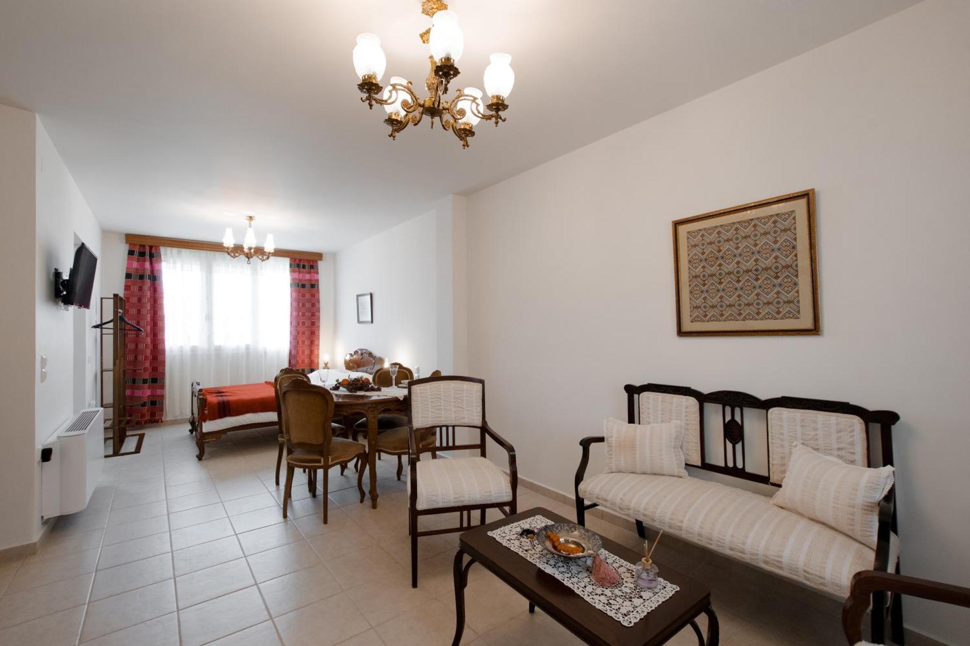 Apartmán Prasini Folia - Studio Mesili Anogia Exteriér fotografie